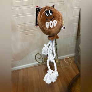 Tootsie Pops Interactive Toss Fetch Dog Toy 18” With Squeaker